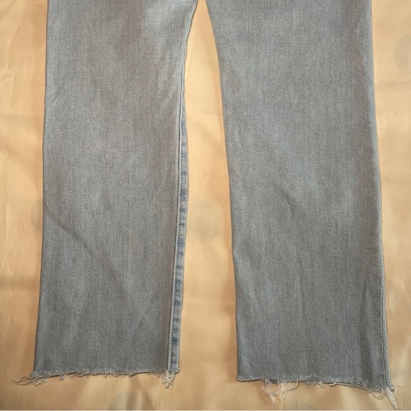 MOTHER- The Scrapper Cuff Ankle Fray Light Wash Lonely Hearts Club Size 25 - Picture 8 of 10